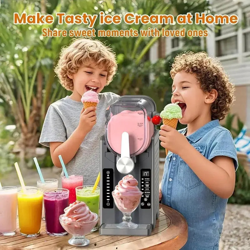Professional Slushie Machine – No Ice Required, LED Display, Frozen Drink Maker for Bars and Events