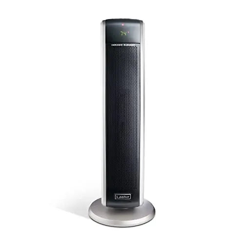 Lasko 29  Ceramic Tower Heater for Large Rooms, Whole Room Heating with Oscillation