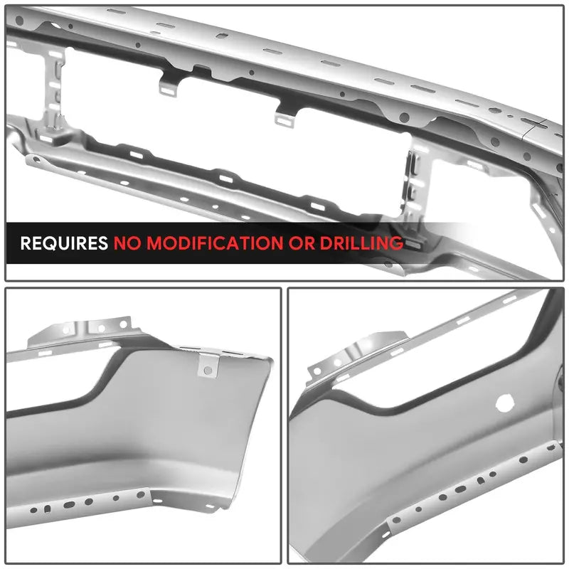 Modular Front Bumper for 2021–2023 Ford F-150 – Includes Parking Distance Sensor Holes