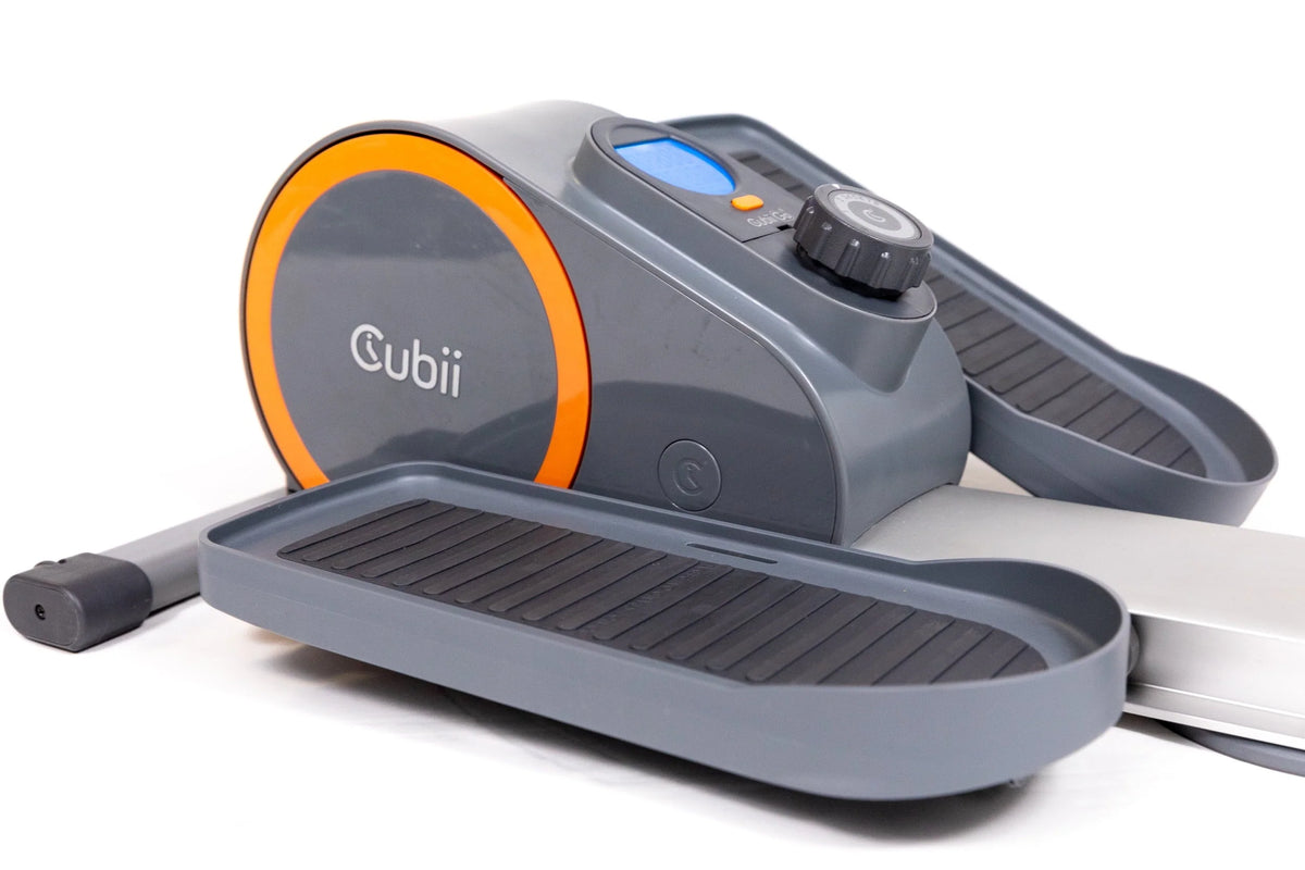 Cubii Go, Seated Elliptical Trainer with Wheels and Handle, 8 Adjustable Magnetic Resistance Levels