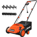 Maxlander 12-Amp Lawn Dethatcher & Scarifier – 2-in-1 Electric Tool with 4-Depth Settings & 30L Detachable Debris Collection Bag