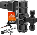 Heavy-Duty Tri-Ball Adjustable Trailer Hitch – 2-Inch Receiver, 17,000 LB Capacity