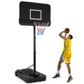 Outdoor-Ready Adjustable Basketball Goal – 6.5–10 ft Height Range & 44″ Shatterproof Backboard