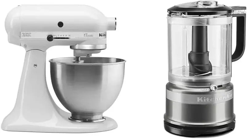 KitchenAid K45SS Classic 4.5-Quart Tilt-Head Stand Mixer in Onyx Black