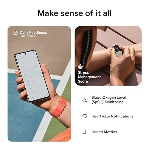 Fitbit Charge 6 Fitness Tracker – Built-in GPS, Google Wallet & Stress Management Tools