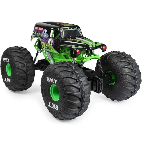 Monster Jam Mega Grave Digger RC Truck – 1:6 Scale, All-Terrain Monster Vehicle
