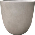 Kante Lightweight Durable Modern Round Outdoor Planter, 18  x 18  x 17