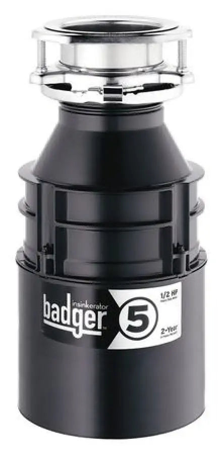 IN-SINK-ERATOR BADGER 5 WITH CORD Garbage Disposal,Badger 5,1/2 HP