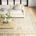 McClelland Oriental Handmade Hooked Wool Ivory Area Rug One Allium Way Rug Size: Rectangle 5' x 7'6"