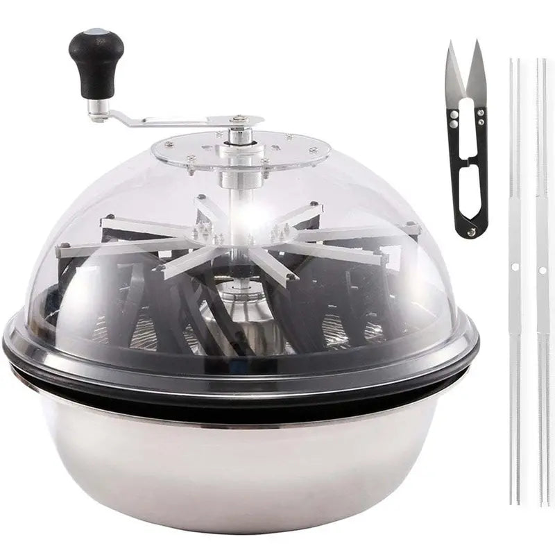 iPower 19″ Leaf Bowl Trimmer with Sharp Stainless Steel Blades for Wet & Dry Cutting