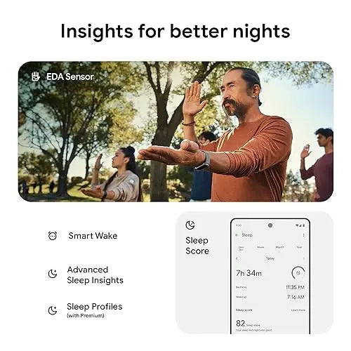 Fitbit Charge 6 Fitness Tracker – Built-in GPS, Google Wallet & Stress Management Tools