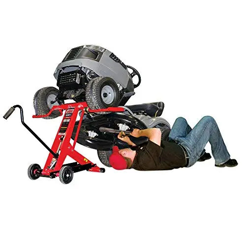 MoJack Hydraulic Cylinder Lift Jack for Zero Turn Radius Riding Lawn Mower