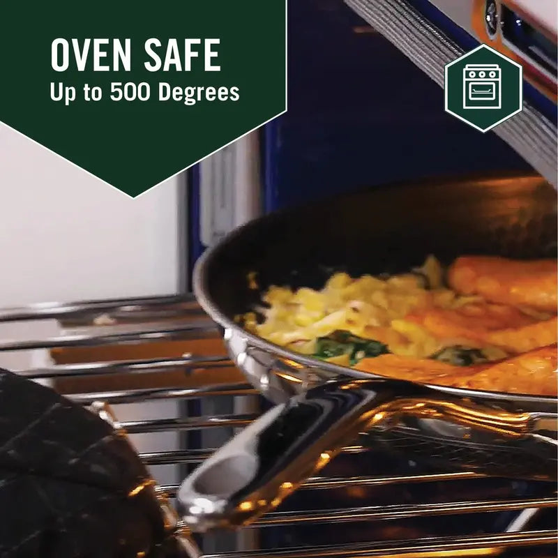 HexClad Hybrid Cookware Set – Dishwasher-Safe Nonstick Pans Compatible with All Stovetops