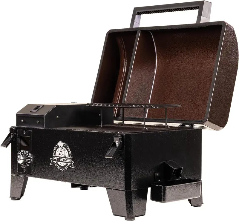 Mahogany Table Top Wood Grill with Temperature Control – Portable BBQ by 10697