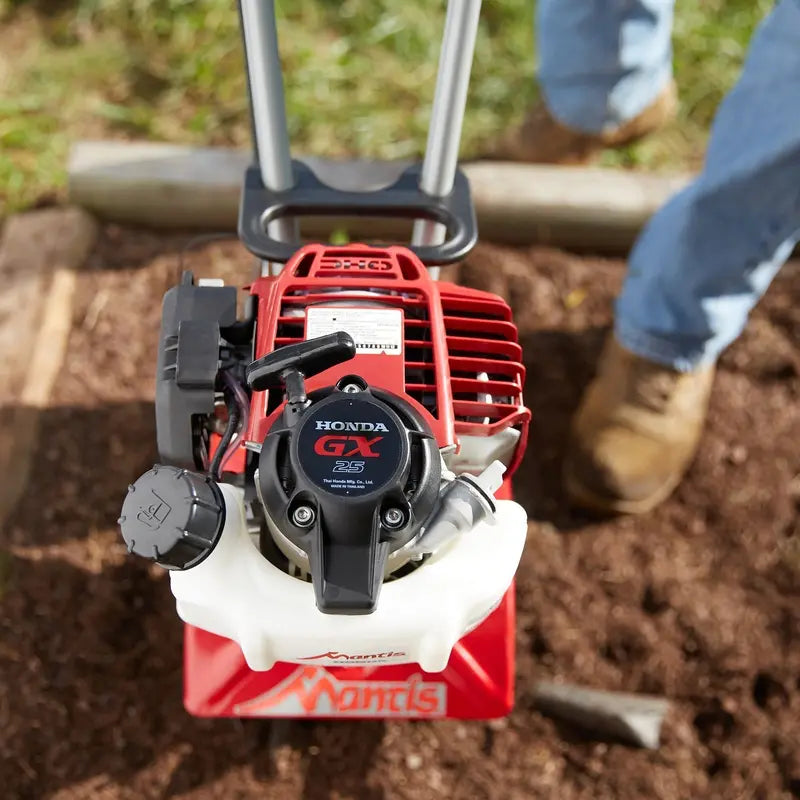 MANTIS 7268 25cc CARB-Compliant Mini Cultivator – 9-Inch Front-Tine Tiller