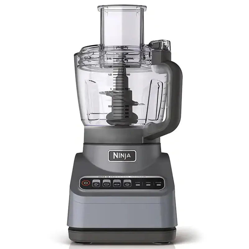 Ninja Professional Food Processor – 1000 Peak Watts, 9-Cup Capacity, Auto-iQ Presets (Silver)