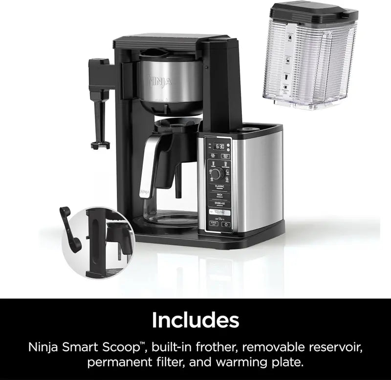 Ninja CM371 Hot & Iced XL Coffee Maker – Rapid Cold Brew, 8 Sizes, 12-Cup Carafe