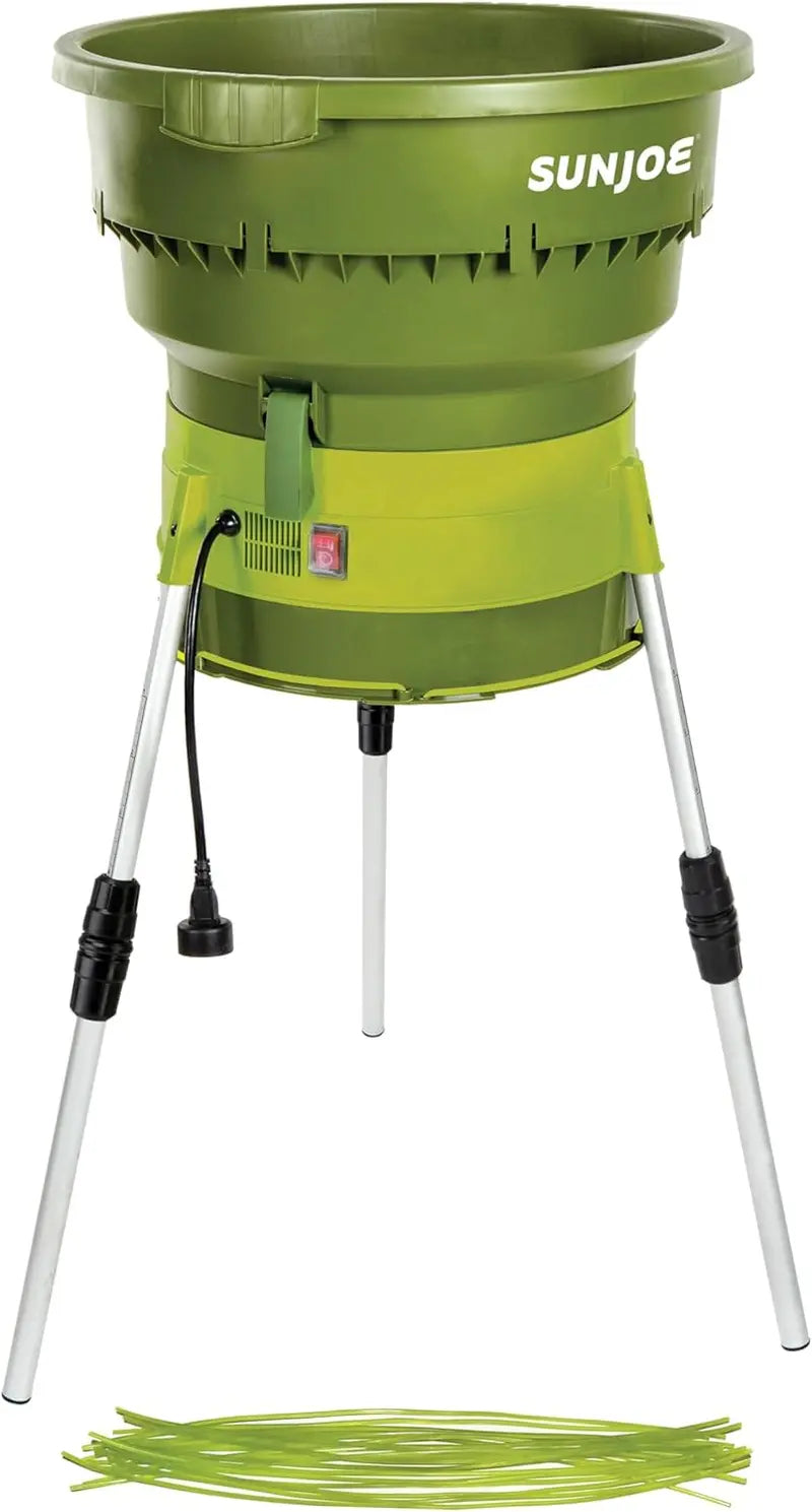 Sun Joe SJOLM801E Electric Leaf Mulcher  Shreds Up to 55 Gallons/Min, Variable Speed Dial Control