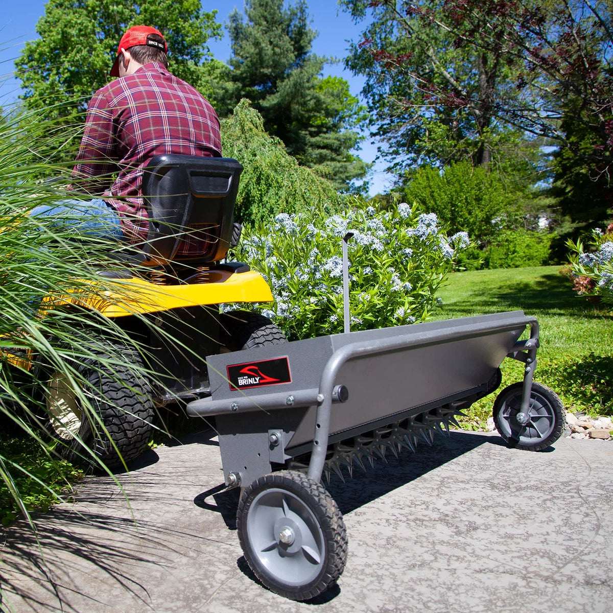 40" Combination Aerator Spreader in Hammered Gunmetal | AS2 - 40BH - S