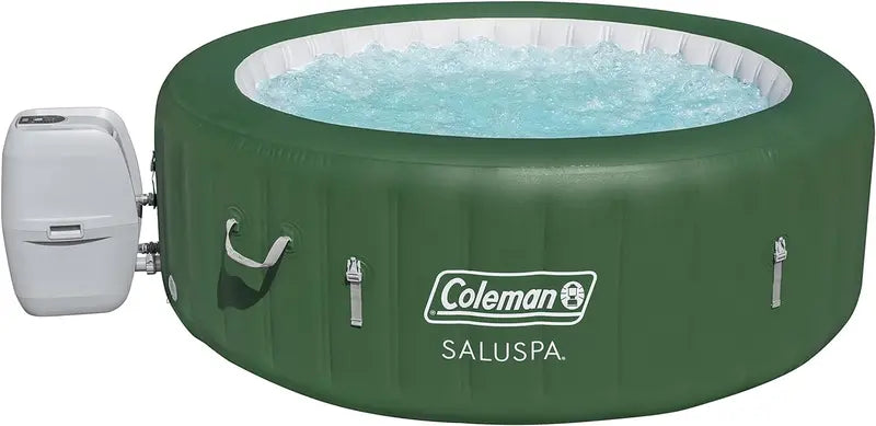 Portable Inflatable Hot Tub – Heated Spa with 140 Bubble Jets, 4-Person Capacity