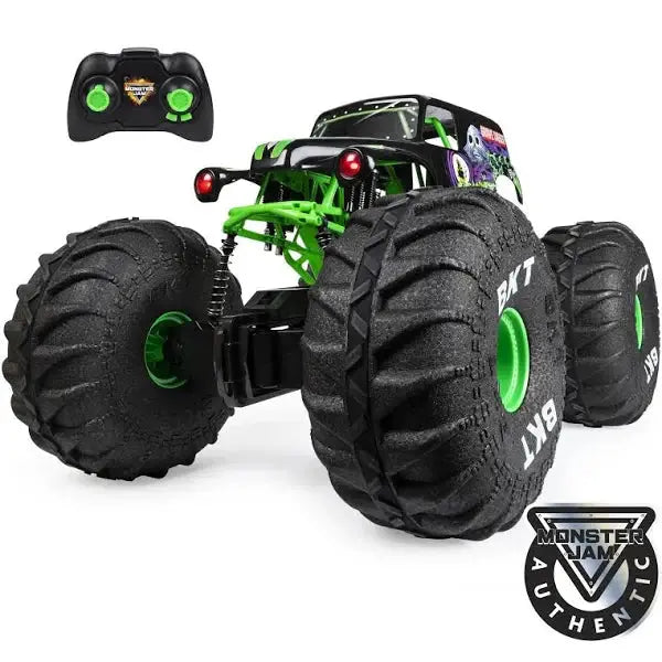 Monster Jam Mega Grave Digger RC Truck – 1:6 Scale, All-Terrain Monster Vehicle