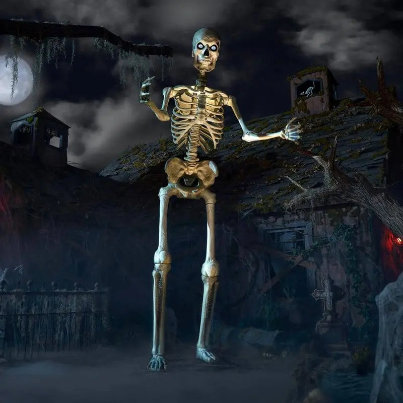 LifeEyes LCD-Equipped Giant Skeleton – Realistic Animated Eye Display
