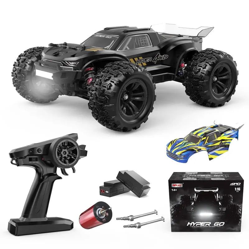 HYPER GO H16BM 1/16 Scale RC Car – Brushless RTR Model with 42 mph Top Speed
