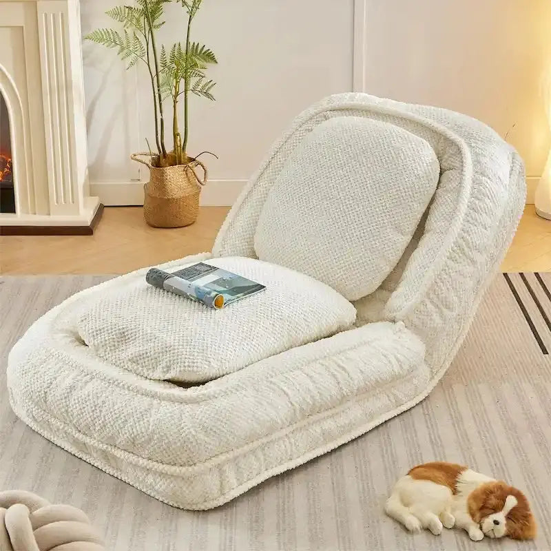 Multi-Position Lazy Sofa – 5-Way Adjustable Foldable Lounge for Bedroom or Living Room