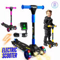 KIMI 3-Wheel Kids' Electric Scooter – Adjustable Handle, LED Lights, 10-Mile Range, TSA-Friendly