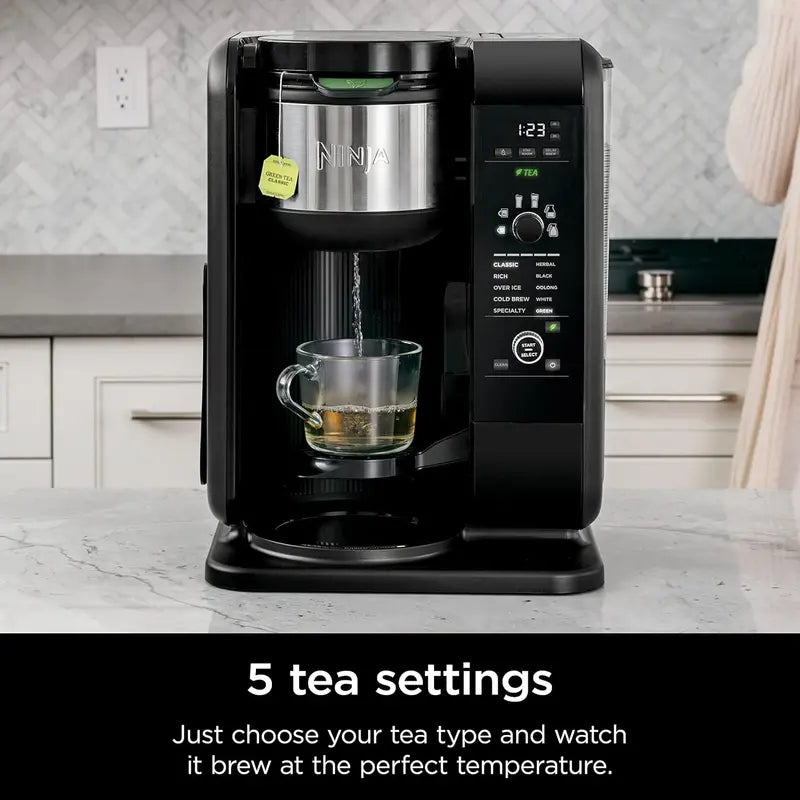 Ninja Hot & Cold Brew System – Auto-iQ Tea & Coffee Maker with Thermos & Milk Frother