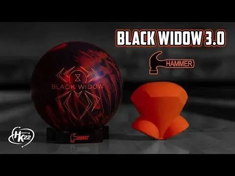 Hammer Black Widow Reactive Resin Bowling Ball – High-Hook Performance, Pearl Finish