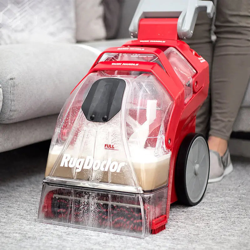 Rug Doctor Deep Clean Carpet Cleaner Machine with Two 1-Liter Detergent Bottles
