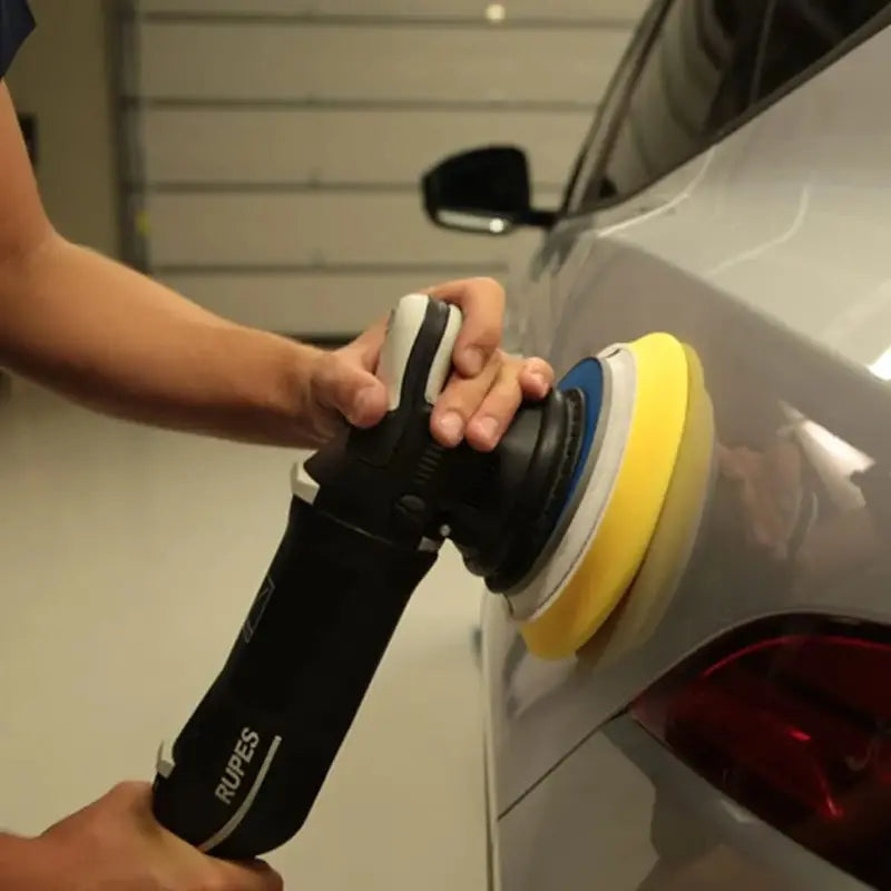 Variable-Speed Orbital Buffer Polisher for Auto Detailing – Dual-Action Car Cleaning Tool with Foam & Brush Attachments