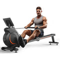 Foldable Magnetic/Water Hybrid Rowing Machine – Bluetooth-Enabled, 350lb Capacity, Tablet Holder & Ergonomic Seat