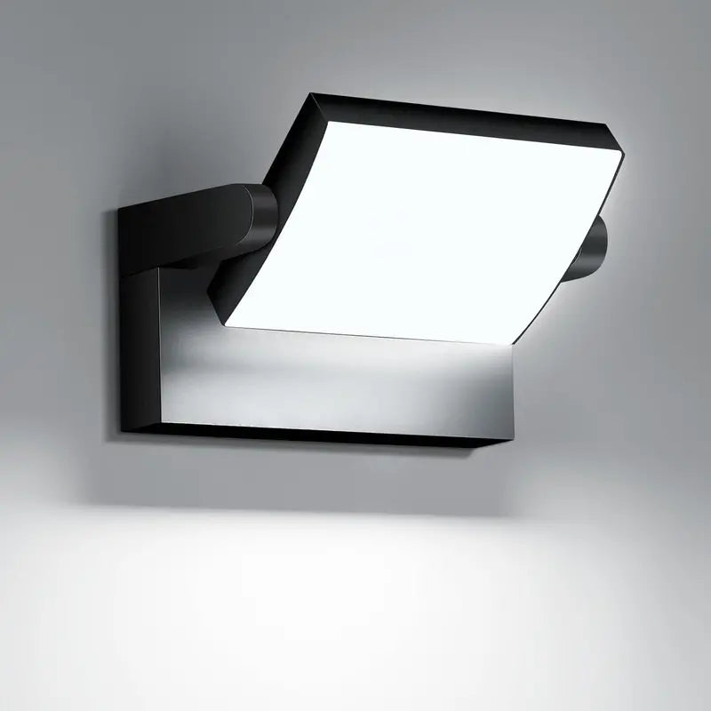 Weatherproof Outdoor Wall Light – 40W Modern Adjustable Exterior Fixture, 6000K Cool White