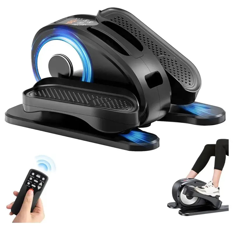 Under-Desk Elliptical Machine  Fully Assembled Electric Foot Pedal Exerciser for Seated Cardio Workouts