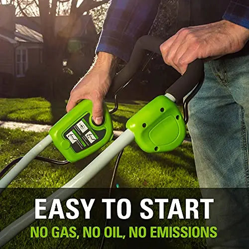 Greenworks 10 Amp 14  Corded Electric Dethatcher (Stainless Steel Tines)