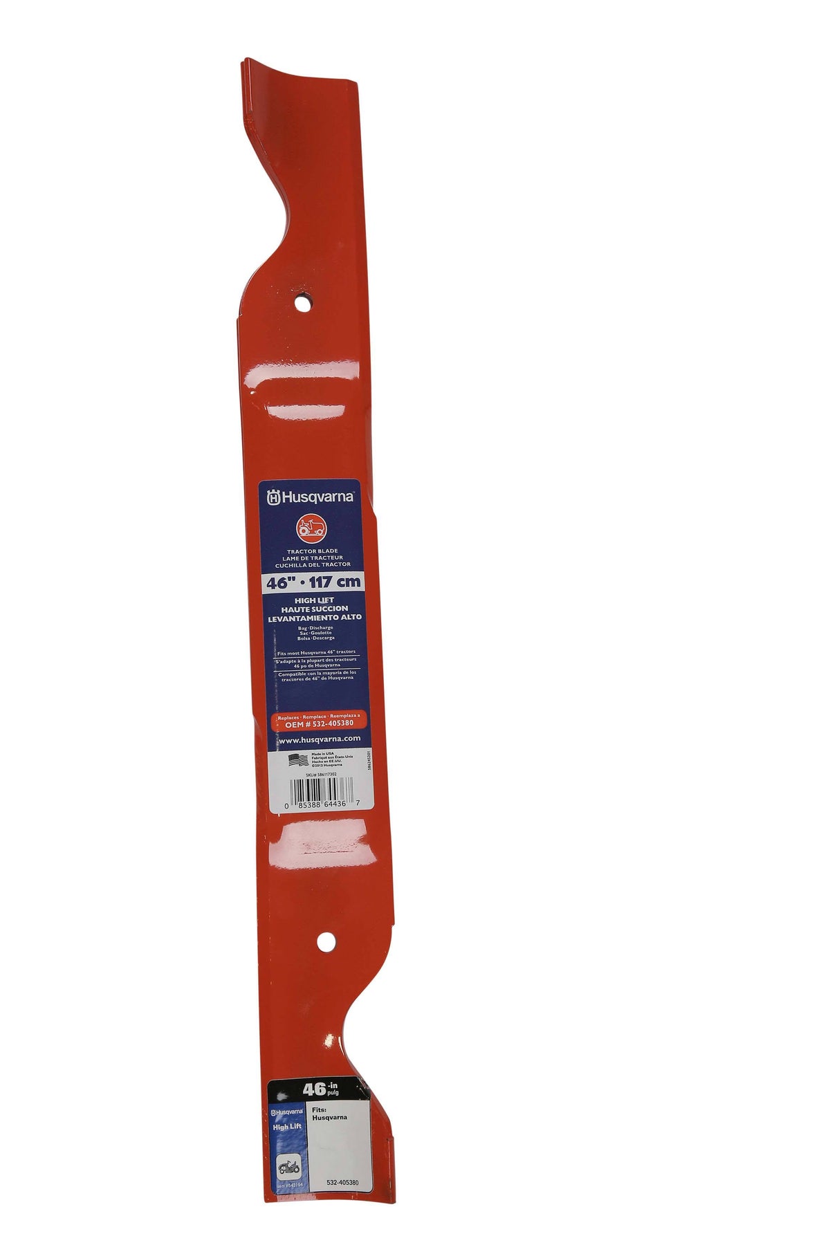 Husqvarna 46 in. Hilift Mower Blade Set, 2 Pack, 586117302