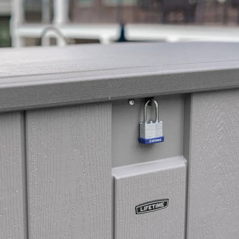 Lifetime 568-Litre Modern Deck Box – Weather-Resistant Outdoor Storage Unit (Model 60384U)