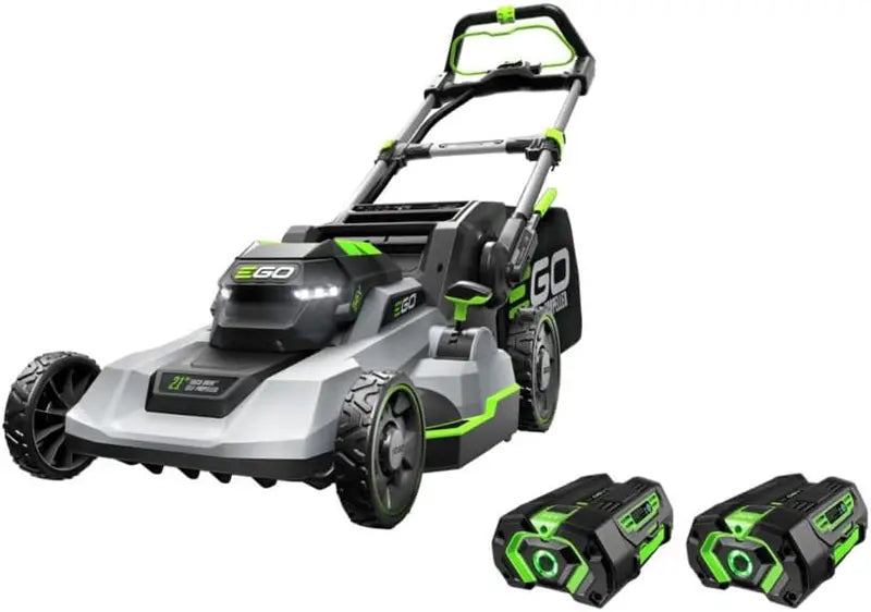 EGO Power+ LM2102SP-A 21-Inch Cordless Self-Propelled Lawn Mower – Includes Two 4.0Ah Batteries & Charger