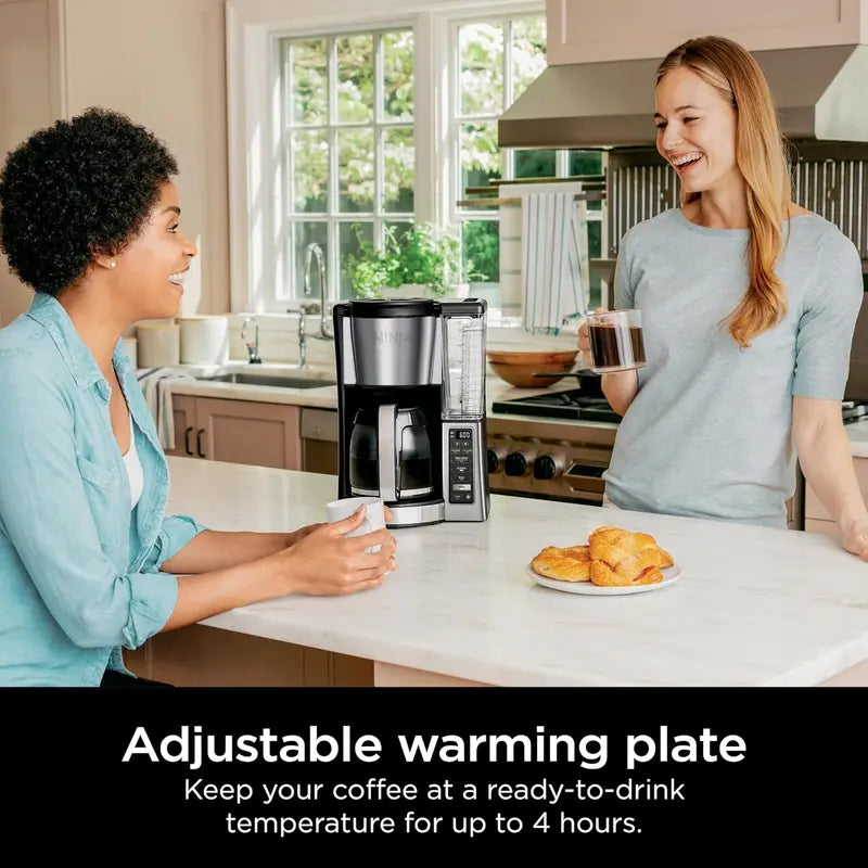 Ninja Programmable Coffee Brewer – Dual Brew Styles, Delay Start & Adjustable Warm Plate