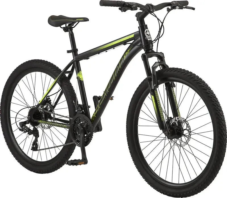 Men's 26″ Mountain Bike – 21-Speed, Black Frame