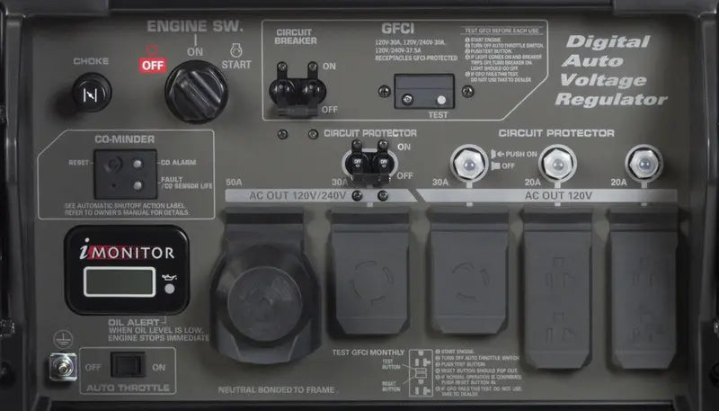 Honda EB10000 Industrial-Grade Generator – 10,000-Watt Output with CO-MINDER Safety Sensor