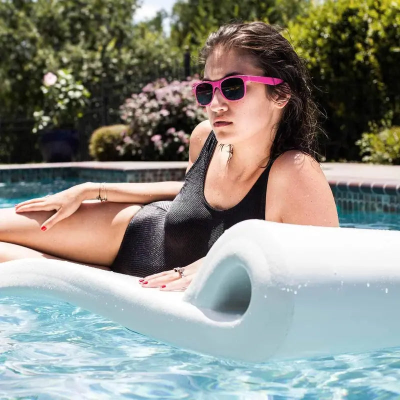 Inflatable Pool Lounger Raft Set – 2-Piece Floating Relaxation Mat for Outdoor Water Fun
