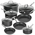 Granitestone Pro 13-Piece Hard Anodized Cookware Set with Nonstick Diamond Coating, Oven & Dishwasher Safe