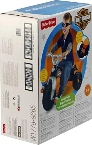 Fisher-Price Harley-Davidson Toddler Tricycle with Handlebar Grips & Storage – Amazon Exclusive
