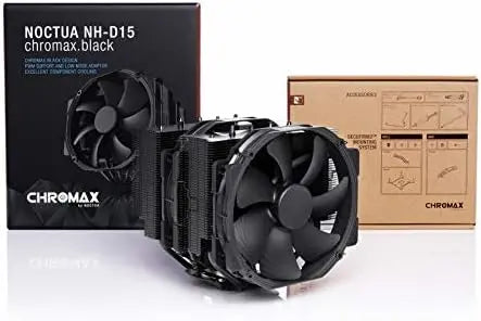 Noctua NH-D15 chromax.Black 140mm Dual-Tower CPU Cooler