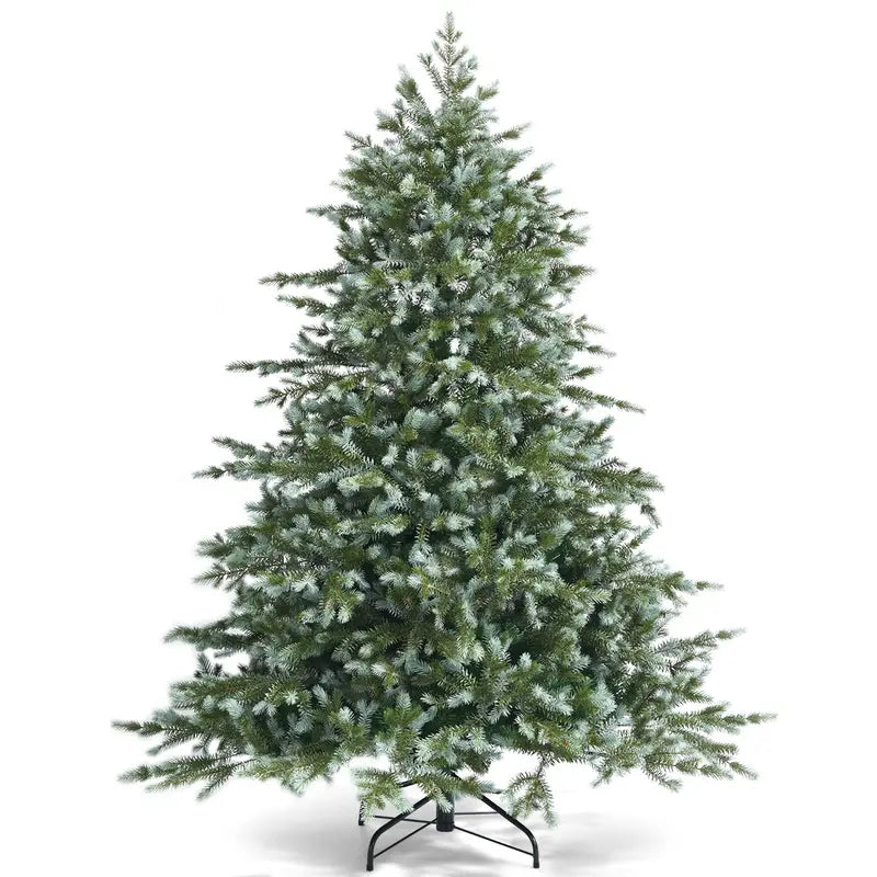 Metal-Base Artificial Christmas Tree – Sleek Pre-Assembled Holiday Decor