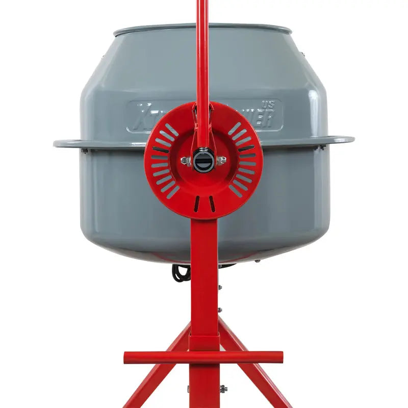 Portable 4-Cubic-Foot Electric Cement Mixer – 500W Mortar & Concrete Mixing Tool