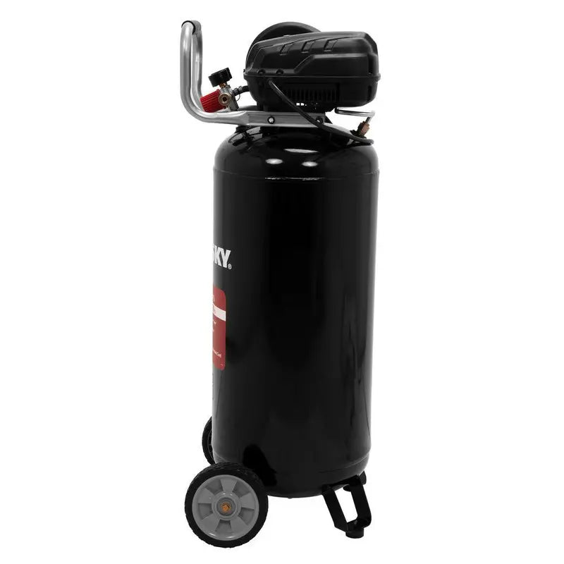 Husky 20-Gallon Oil-Free Air Compressor – 200 PSI, Portable Vertical Design, Quiet Operation
